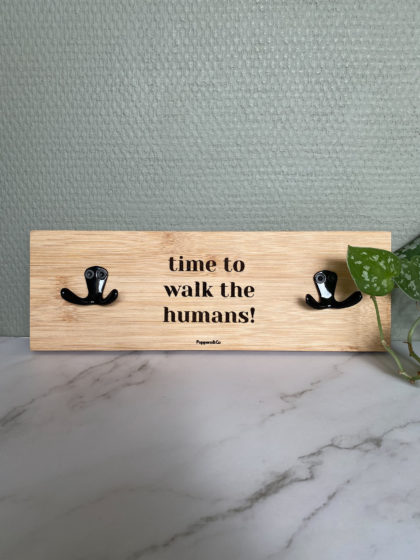 Leash hanger - Time to walk the humans!